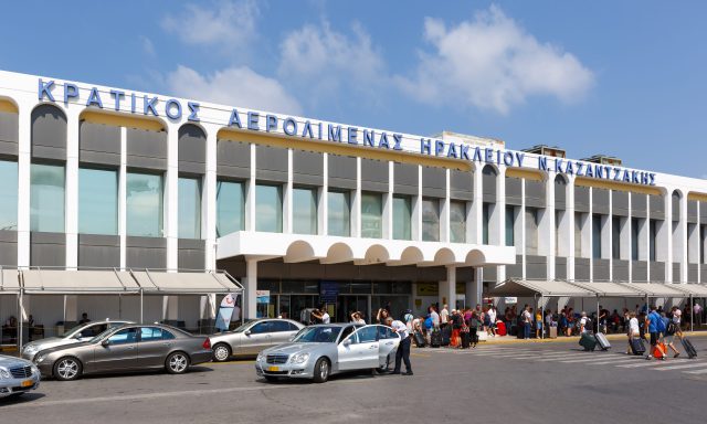 Heraklion,,Greece, ,September,17,,2018:,Terminal,Building,At,Heraklion